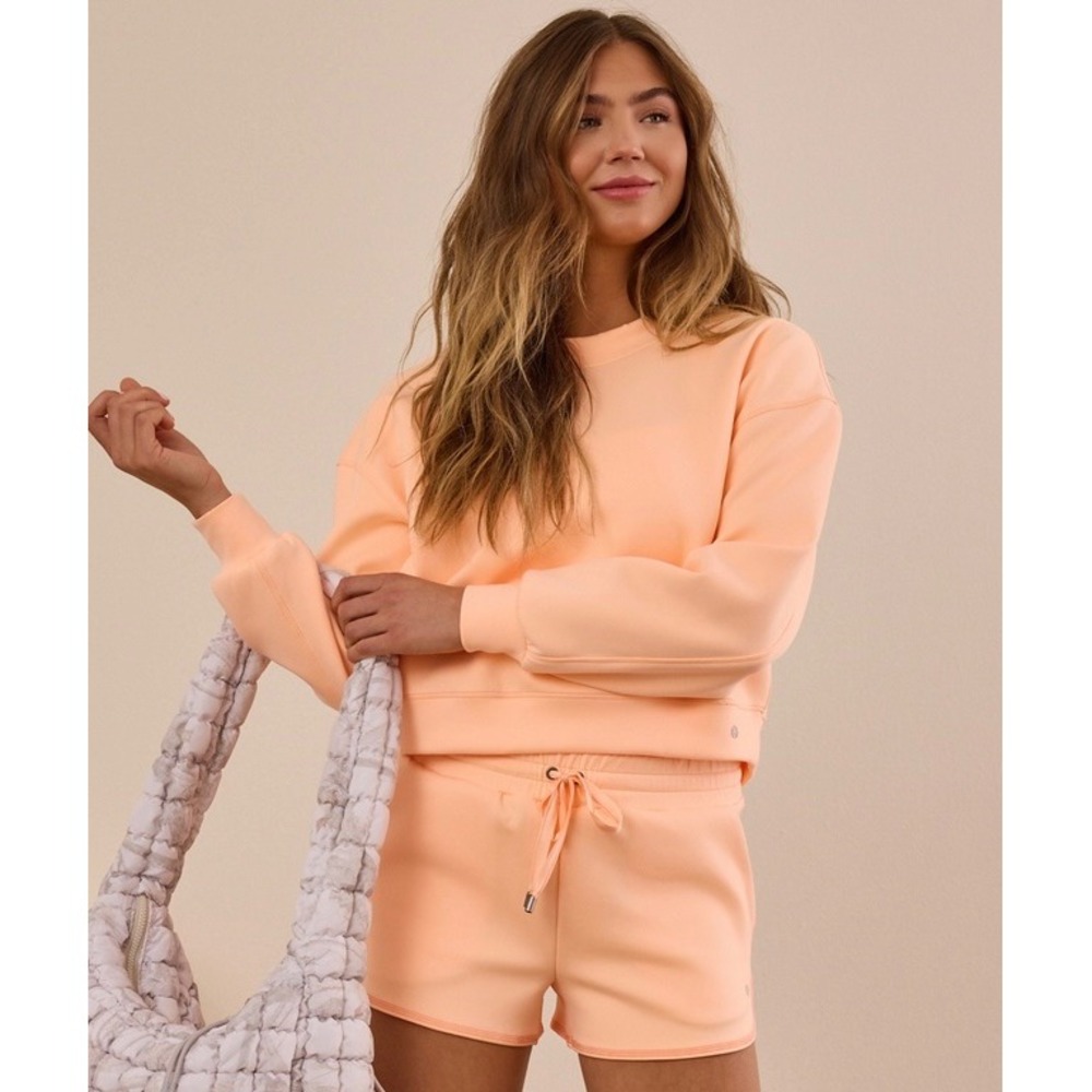 AS Revival Altard State Cropped Sweatshirt Peach Orange Size XS New